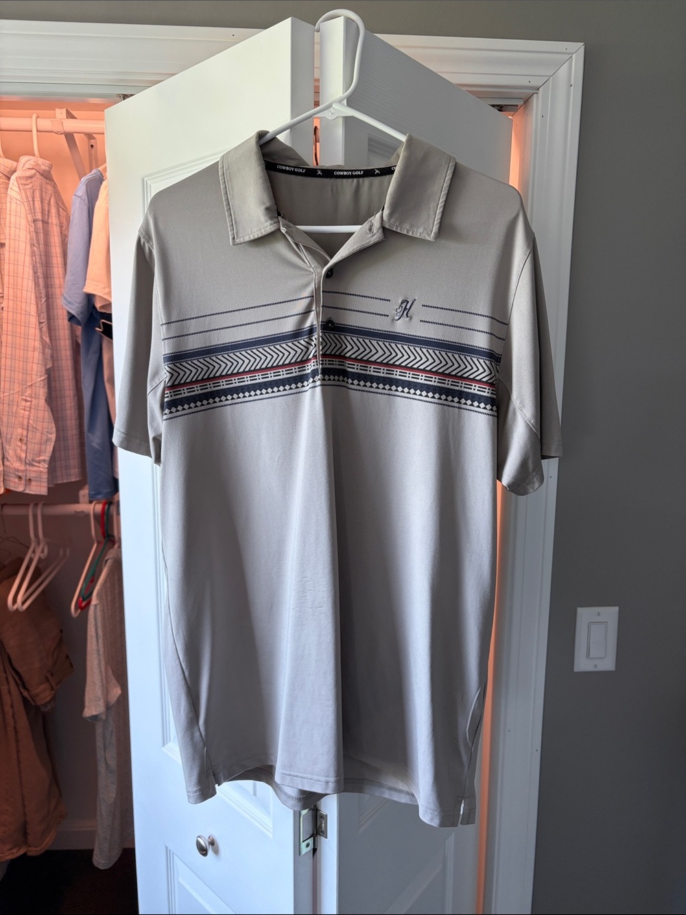 Hooey Cowboy Golf Performance Polo